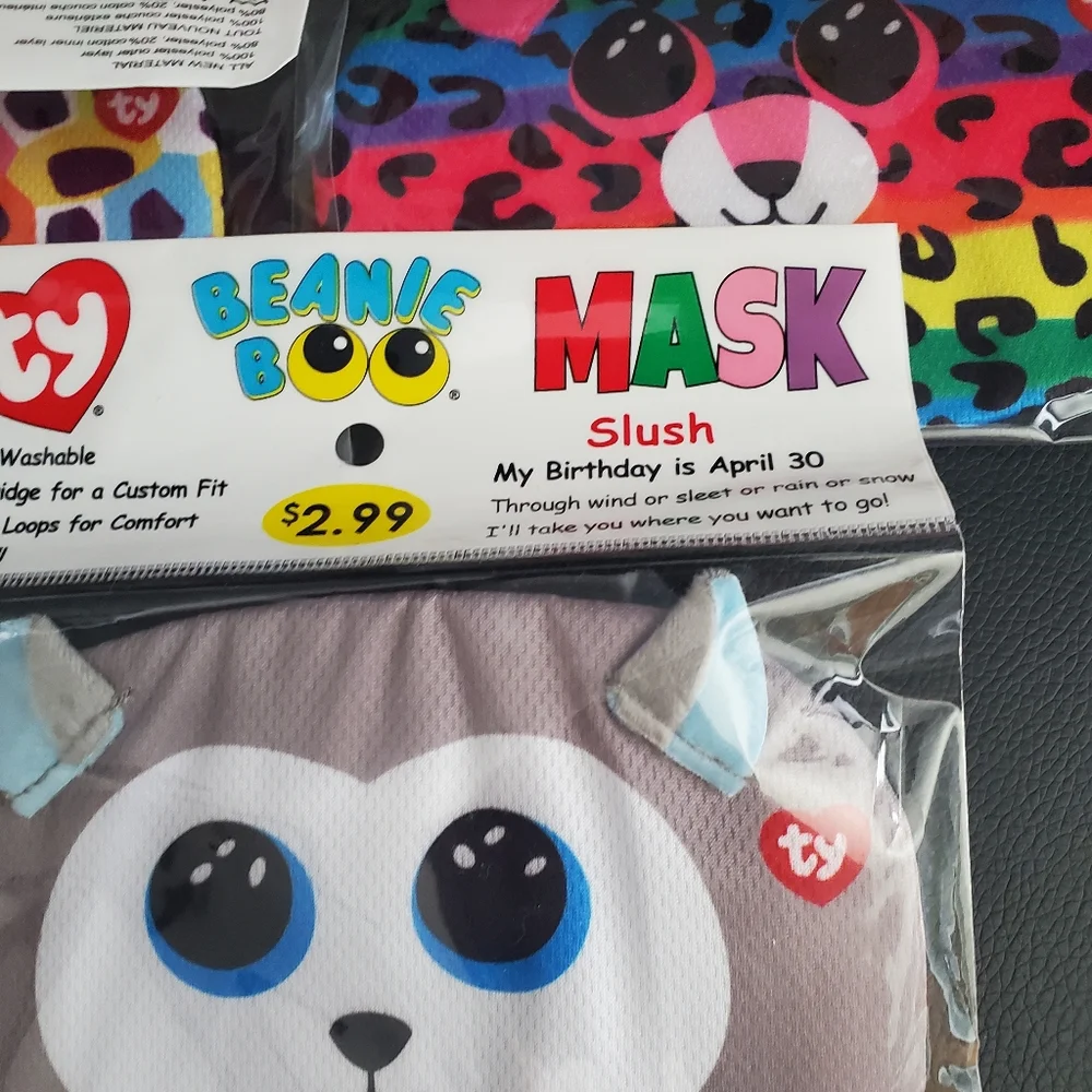 Ty Beanie Boo Mask 3ct